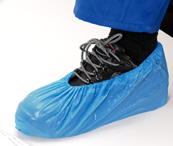 CPE disposable overshoes help prevent pandemic flu